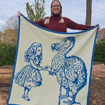 Alice and the Dodo | Overlay Mosaic Blanket