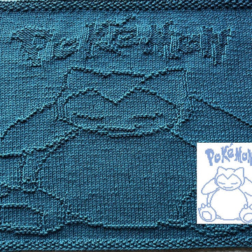 Nr. 837 Snorlax Pockémon 89 stitches