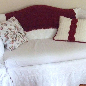 Cable & Tweed Throw Pillow