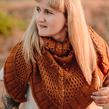 Solstice Rose Shawl