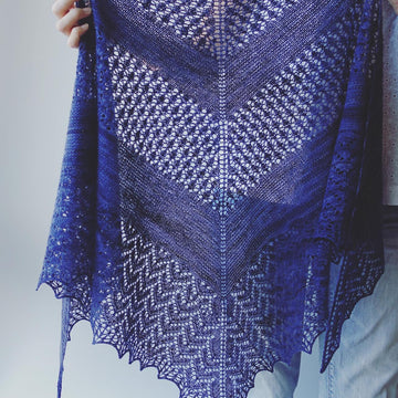 Lilac Lace Shawl