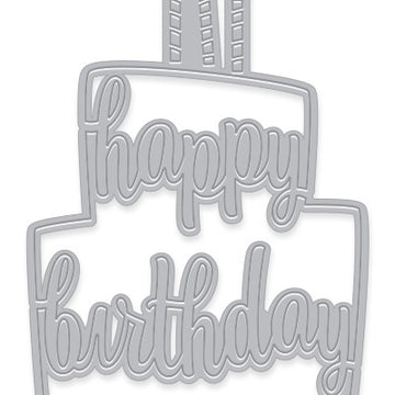 Hero Arts Fancy Dies - Happy Birthday Cake