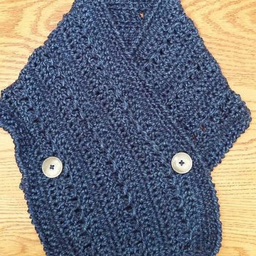 Linked Treble Texture Cowl