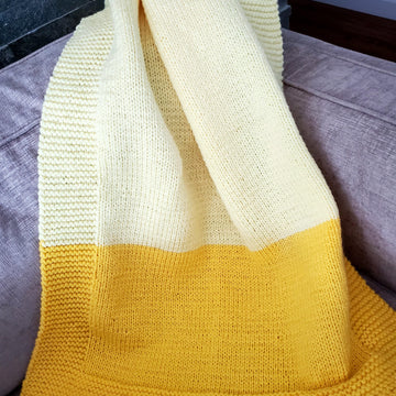 Classic 2-Tone Baby Blanket