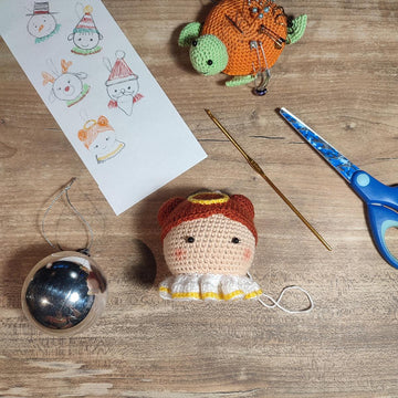 Angel & Snowman Crochet Pattern Set