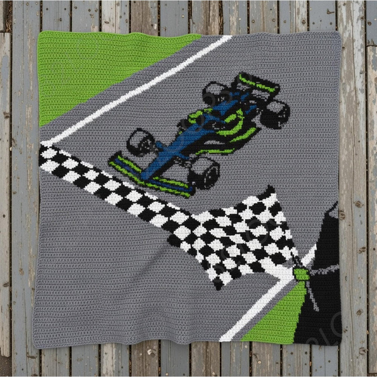 Formula 1 Tapestry Crochet Blanket Pattern