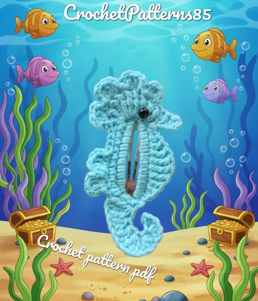 Seahorse Hair Clip English-US