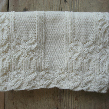 White Softness baby blanket
