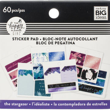 Happy Planner Tiny Sticker Pad - Stargazer, 60/Pkg