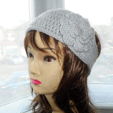 Headband with flower