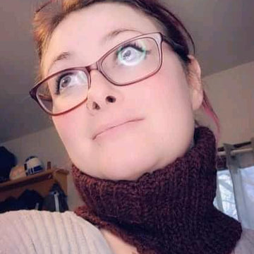 Knit look Neck Warmer