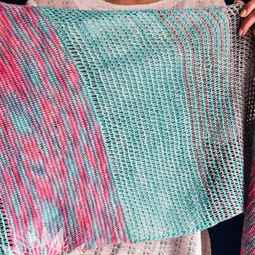 Tunisian Scalene Shawl