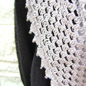 Easy Triangle Shawl or Scarf