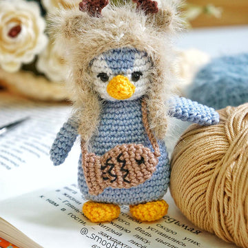 Penguin in a Reindeer Hat