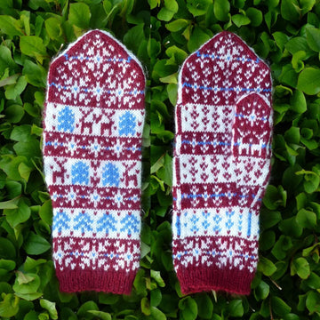 Fun in the Snow Mittens