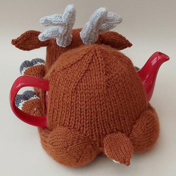 Christmas Knackered Reindeer Tea Cosy