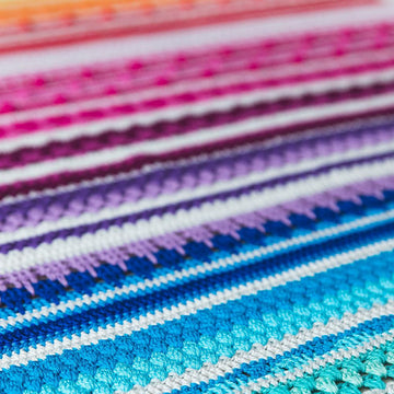 Baby Rainbow Sampler Blanket