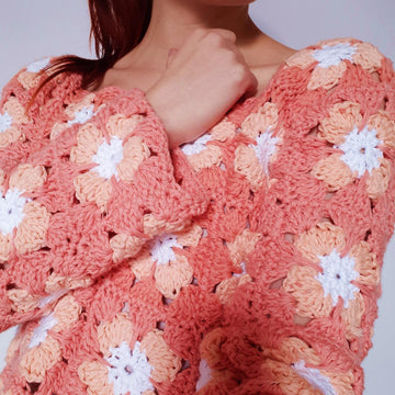 Mosaic Granny Square Sweater