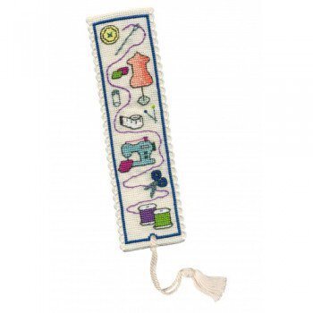 Textile Heritage Sewing Bookmark Cross Stitch Kit - 18cm x 5cm