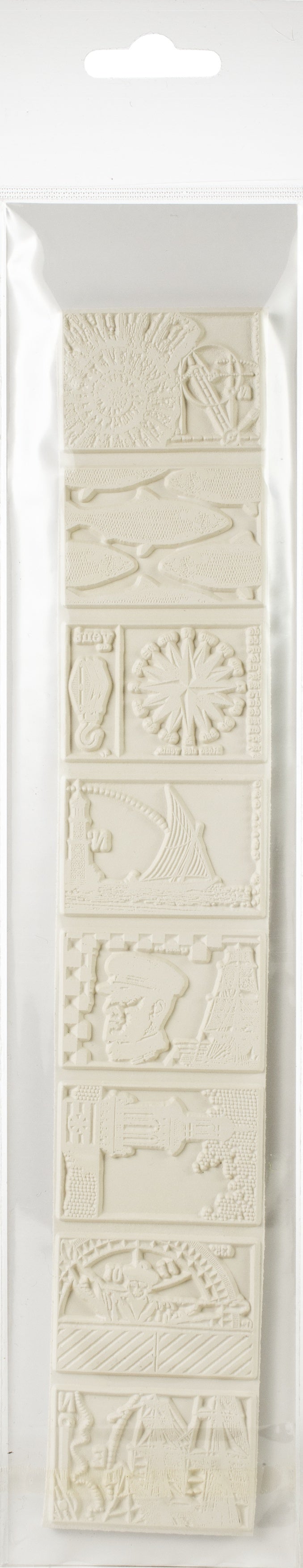 Carabelle Studio Carabella Studio Cling Stamp Edge 2"X11.5" - The Sea