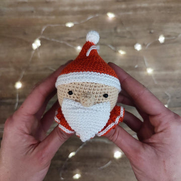 Santa Claus Crochet Bauble Pattern