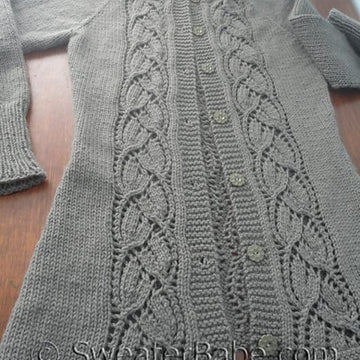 #153 Simply SweaterBabe Top-Down Cardigan