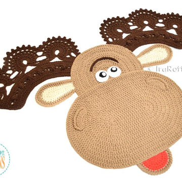 Eh Moose Animal Rug