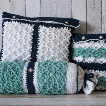 Seafoam Tranquility Square Pillow