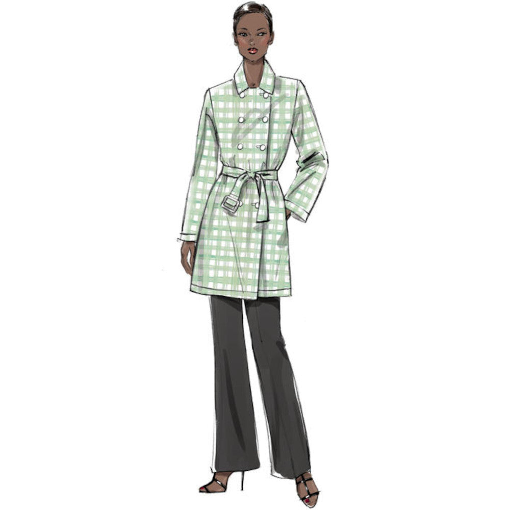 Vogue Misses' Coat and Belt V9367 - Sewing Pattern