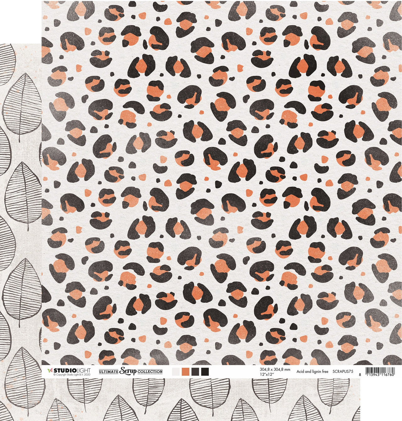 Studio Light Ultimate Scrap Collection Double-Sided Cardstock 12"X12" 10/Pkg - NR. 75