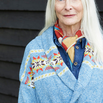 Daisy - Cardigan Knitting Pattern for Women in Debbie Bliss Cotton Denim DK & Debbie Bliss Rialto DK - Downloadable PDF