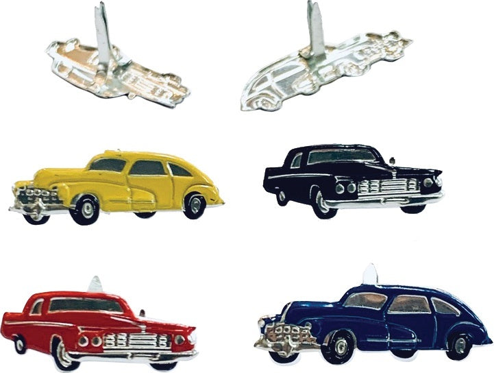 Eyelet Outlet Shape Brads 12/Pkg - Classic Car