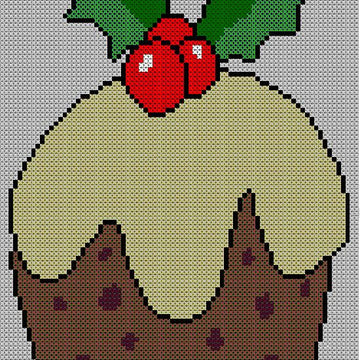 Cute Christmas Pudding Jumper