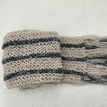Charity scarf from scraps