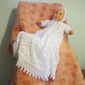 Rose Trellis Christening Gown