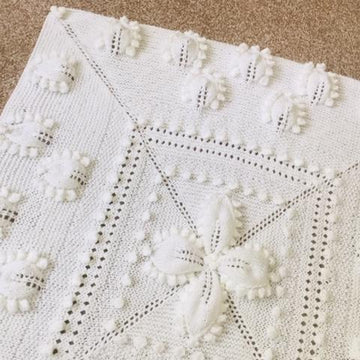 GLORIA baby blanket/shawl