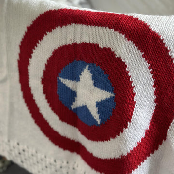 Captain America Baby Blanket