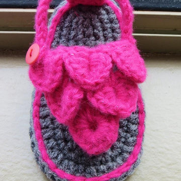 Crocodile Stitch Baby Sandals