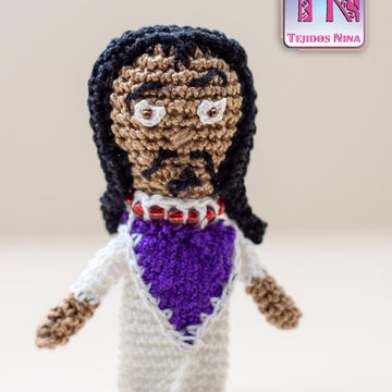 Crochet Pattern for a handmade stuffed double sided Emperor Finger Puppet