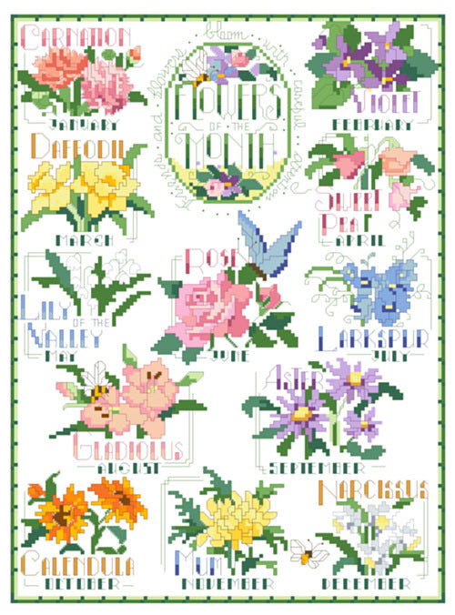 Flowers of the Month - PDF