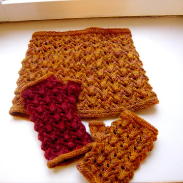 Prickles Cowl & Mitts