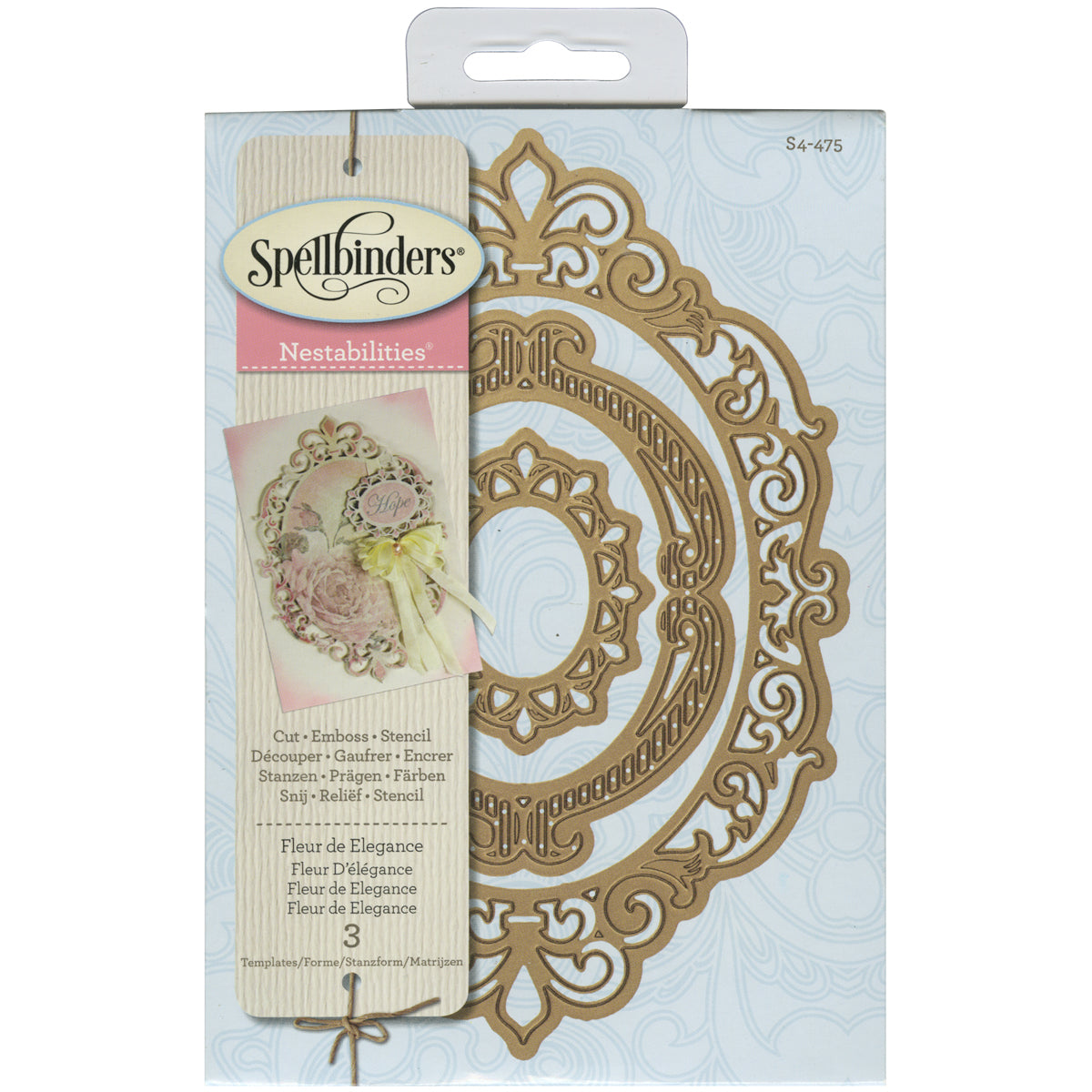 Spellbinders Nestabilities Dies - Fleur De Elegance