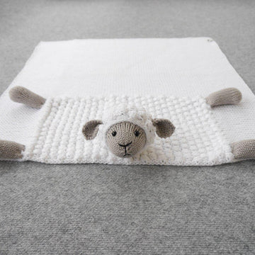 Knitting Pattern - Baby Blanket Schaafi - No.224