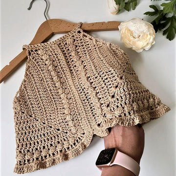 Mom and Me Liv Granny Square Top