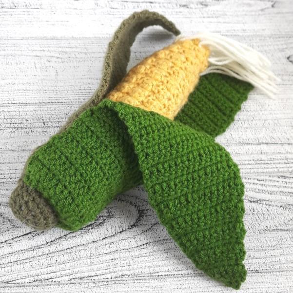 Crochet Corn on the Cob Pattern: Montessori Baby Toy (PDF Pattern)