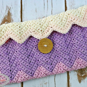 Chevron Clutch Purse