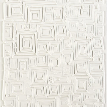 Carabelle Studio Art Printing A6 Rubber Texture Plate - Labyrinth
