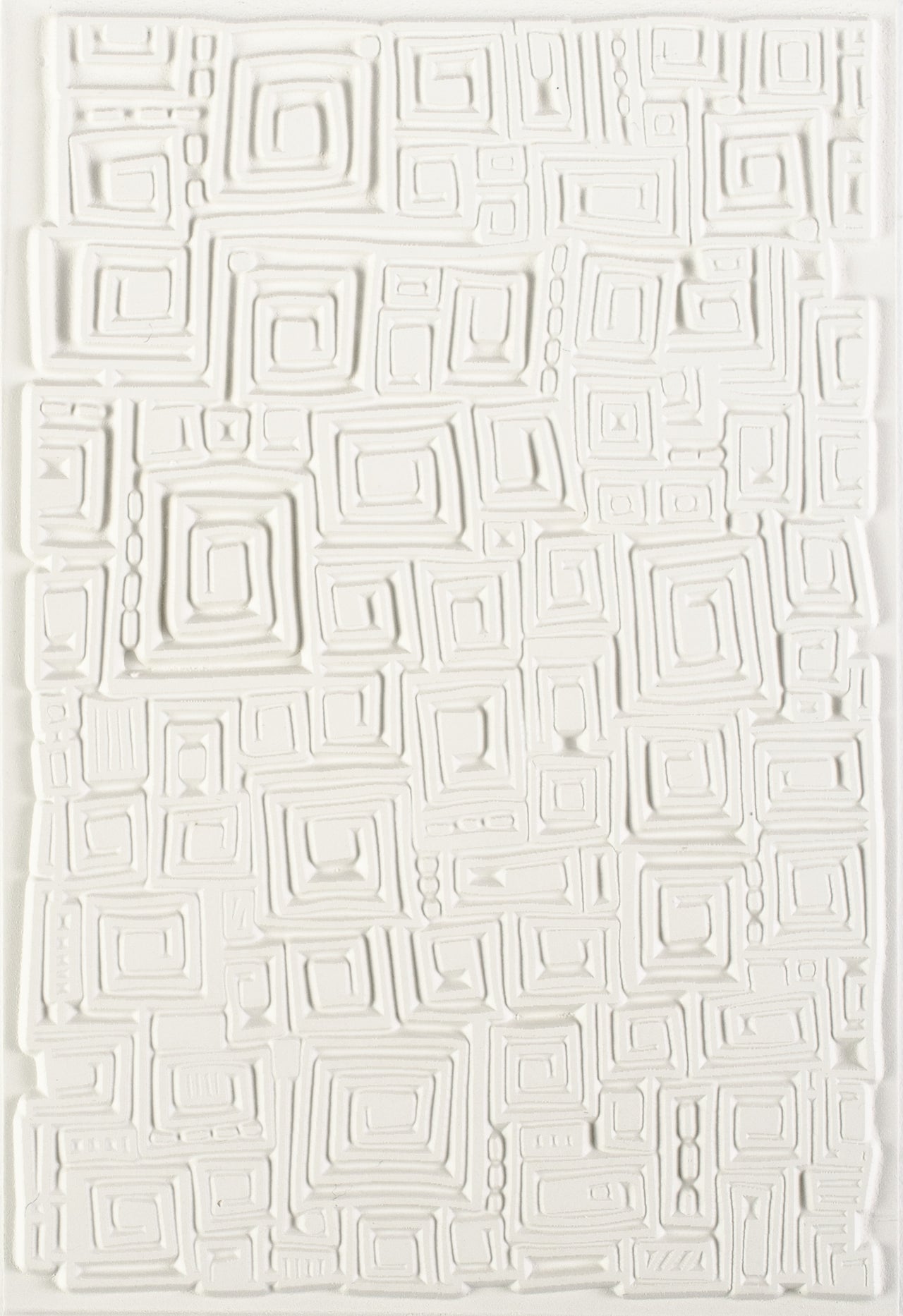 Carabelle Studio Art Printing A6 Rubber Texture Plate - Labyrinth