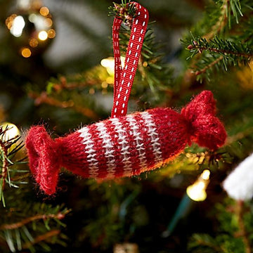 Striped Sweet Candy Christmas Tree Decoration