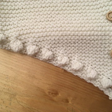 Drop front cardigan